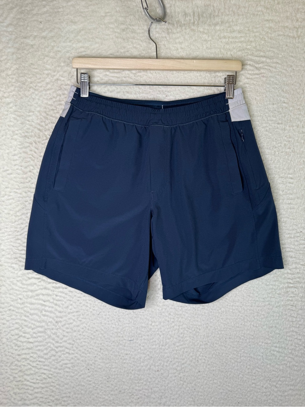 Birddogs Boom Lined Athletic Gym Shorts Navy / White Men's Size Medium Classic